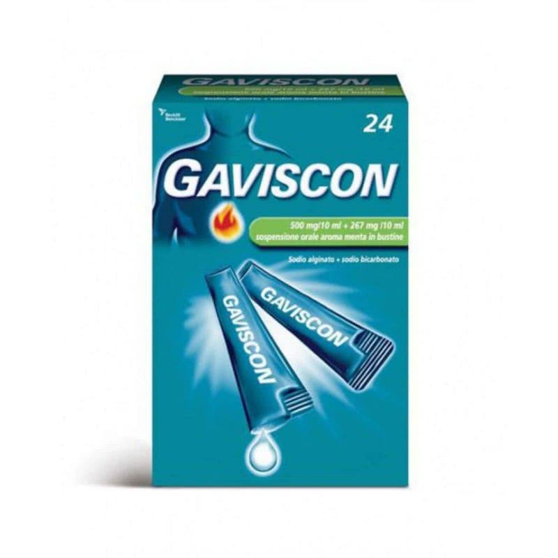 Gaviscon 24 bustine 500+267mg